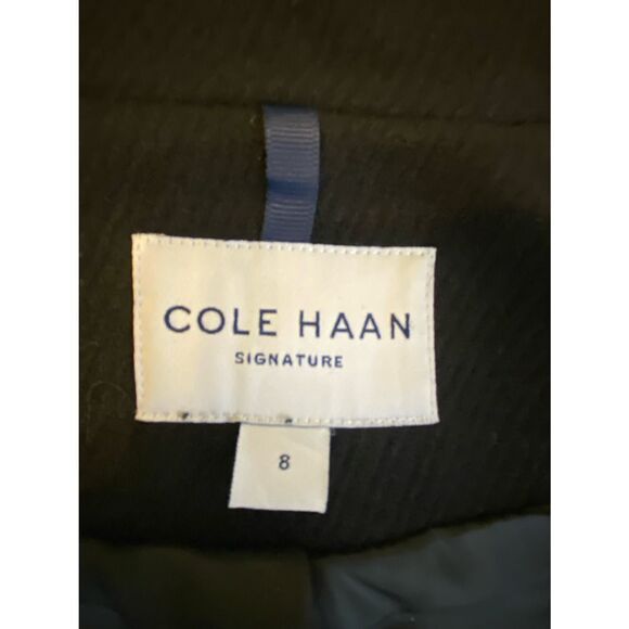 NWT Cole Haan Duffle Wool Blend Coat with Zipper and Taggle Lock Front Closure - Picture 5 of 10